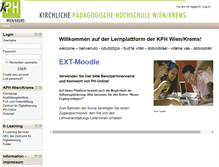 Tablet Screenshot of extmoodle.kphvie.at