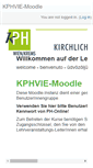Mobile Screenshot of moodle.kphvie.at